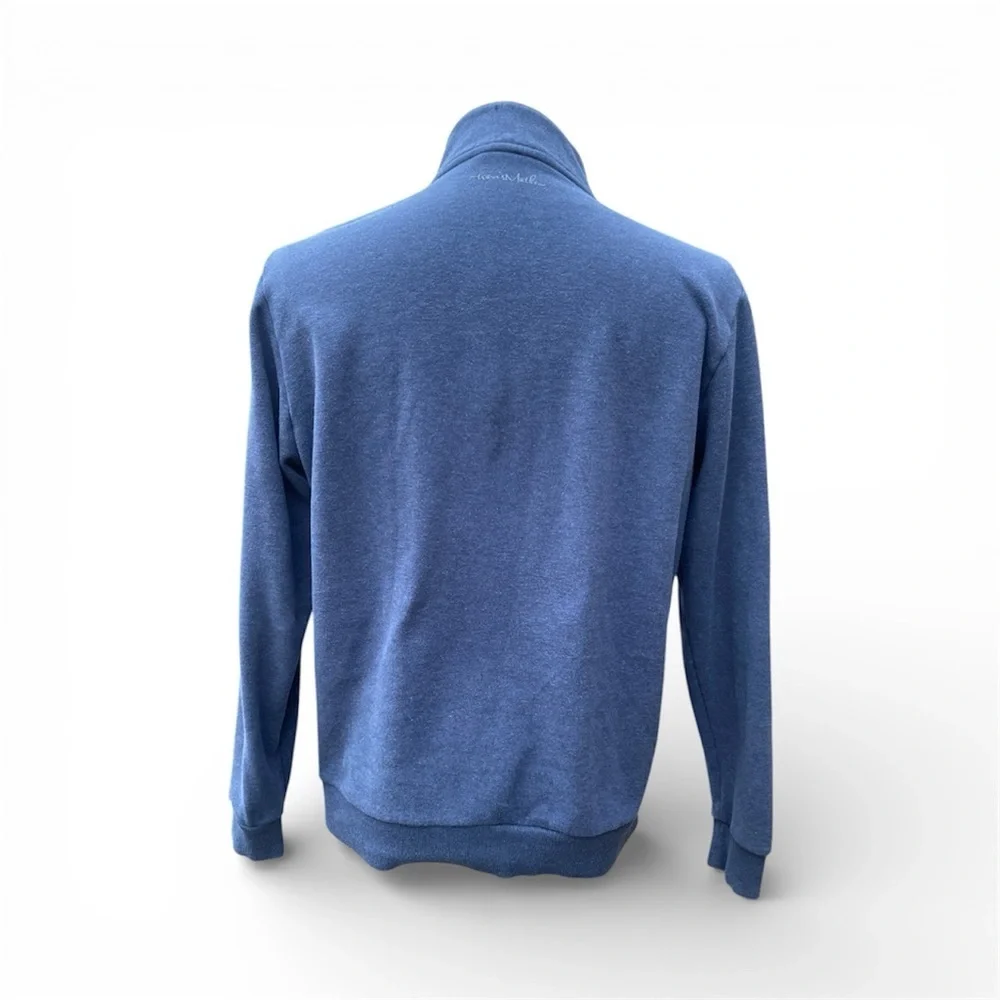 TravisMathew Men's Gray Quarter Zip Pullover - Golf / Casual SZ M